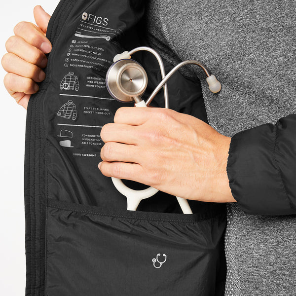 men's Black On-Shift™ Packable - Puffer Jacket