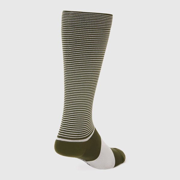 men's Moss Mini Stripe - Compression Socks
