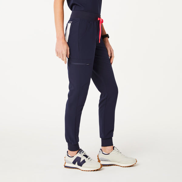 women's Racing Navy Zamora™- Tall Jogger Scrub Pants (3XL - 6XL)