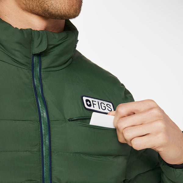 men's British Racing Green Racing On-Shift™ Packable - Puffer Jacket