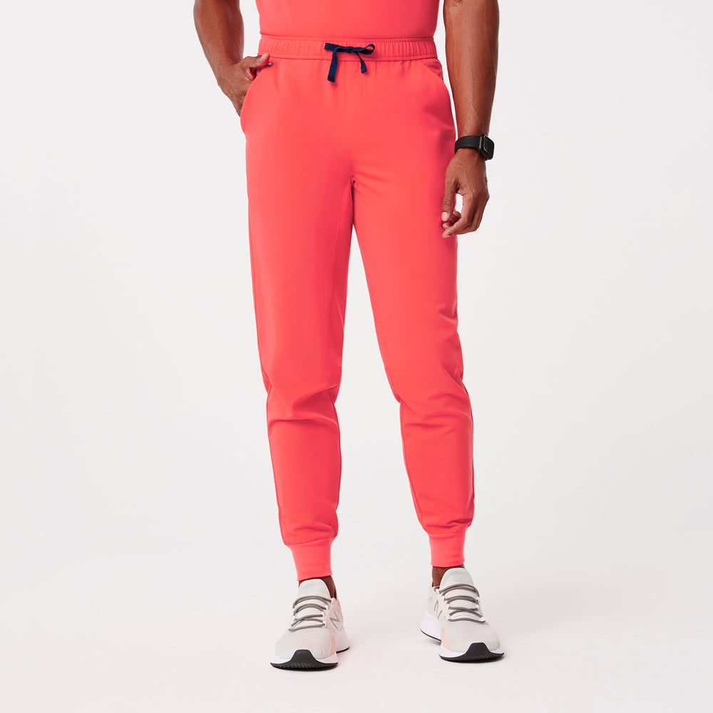 men's Fiery Coral Tansen™ - Short Jogger Scrub Pants