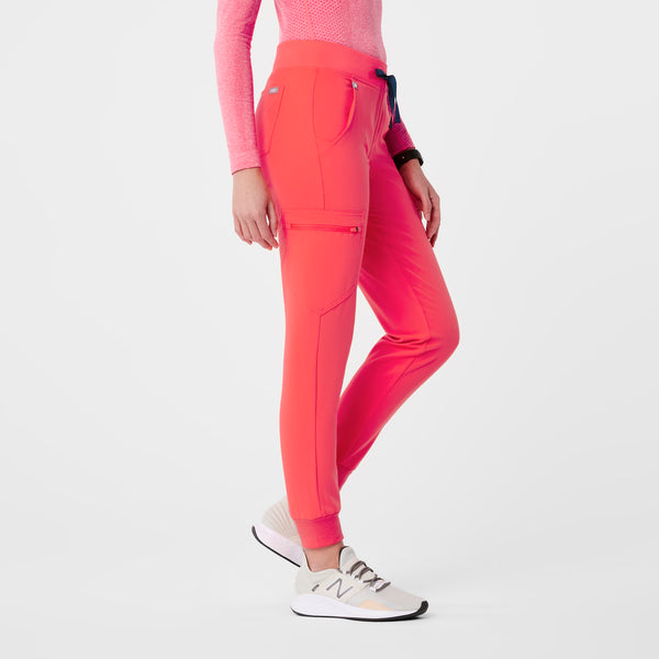 women's Fiery Coral Zamora™ - Tall Jogger Scrub Pants
