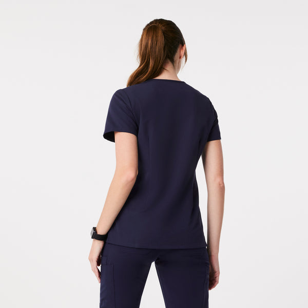 Women's Navy Catarina™ - One-Pocket Scrub Top