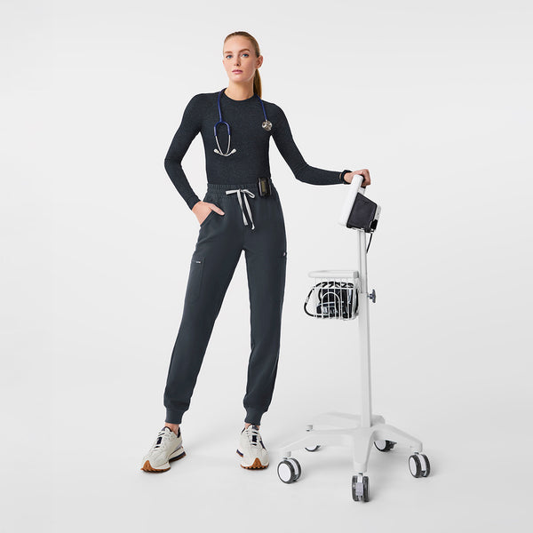 women's Dark Harbor High Waisted Uman Relaxed - Petite Jogger Scrub Pant