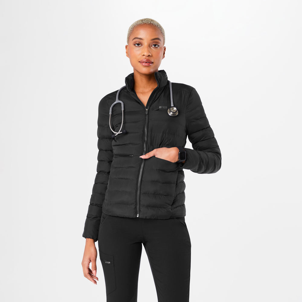 women's Black On-Shift™ Packable - Puffer Jacket