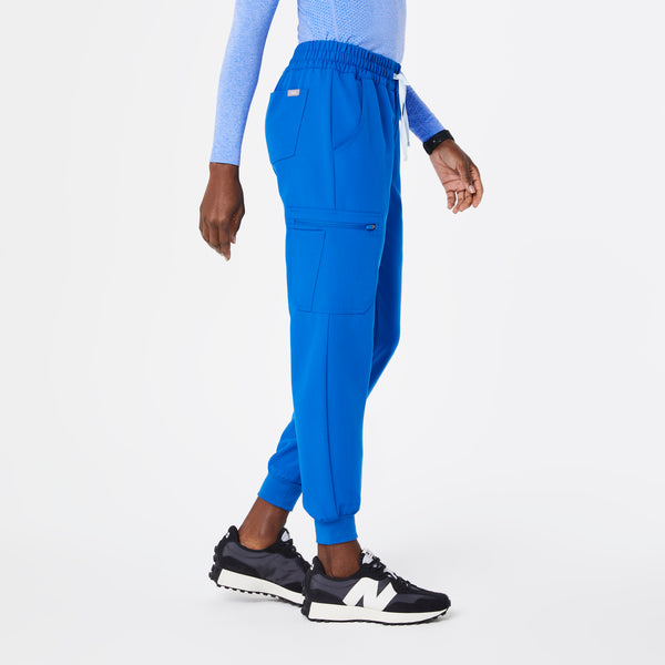 women's Royal Blue Uman Relaxed - Tall Jogger Scrub Pants