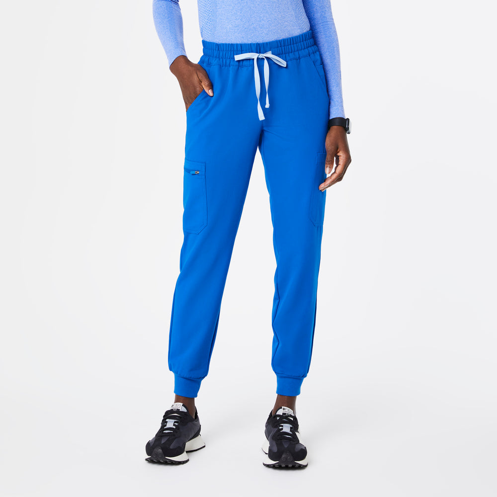women's Royal Blue Uman Relaxed - Jogger Scrub Pants