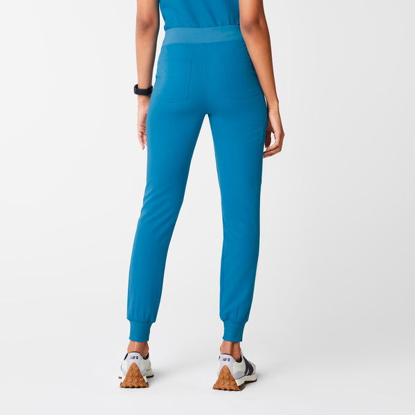 women's Extreme Blue High Waisted Zamora™ - Tall Jogger Extremes Scrub Pants