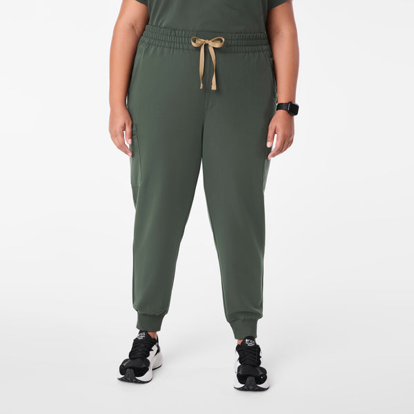 women's Moss High Waisted Uman Relaxed - Tall Jogger Scrub Pant (3XL-6XL)