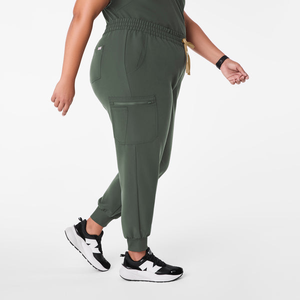 women's Moss High Waisted Uman Relaxed - Tall Jogger Scrub Pant (3XL-6XL)