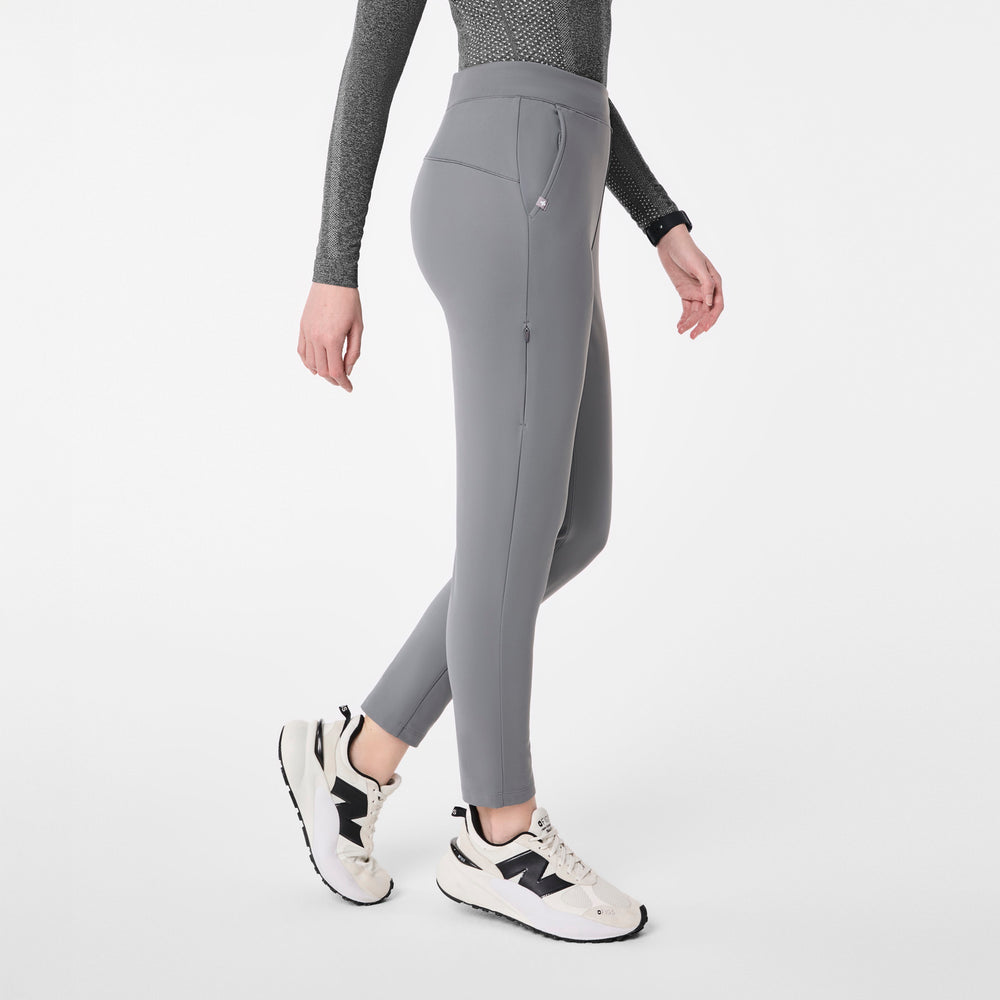 women's Graphite On-Shift High Waisted Contourknit - Slim Tapered Pant