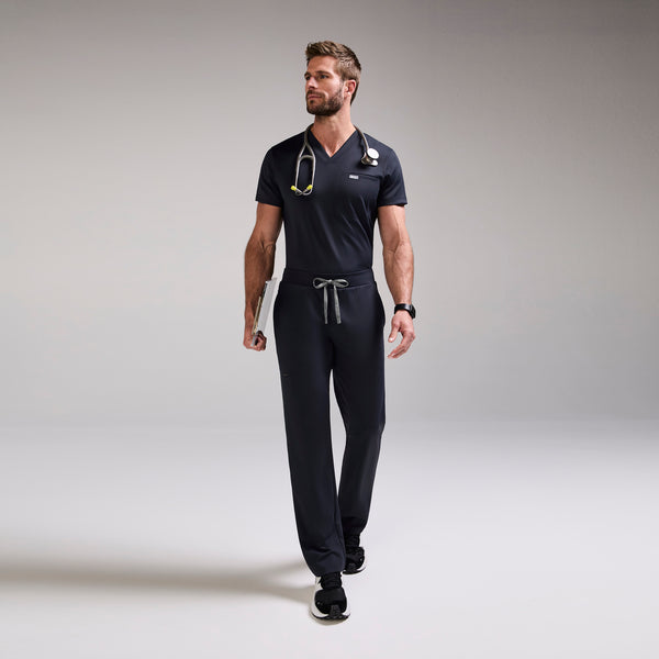 men's Navy Logan FORMx V-Neck - Scrub Top™