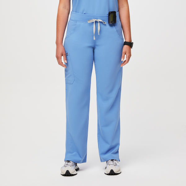 women's Ceil Blue Kade™ - Petite Cargo Scrub Pants (3XL - 6XL)