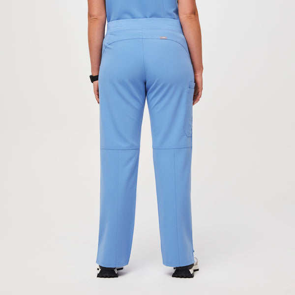 women's Ceil Blue Kade™ - Petite Cargo Scrub Pants (3XL - 6XL)