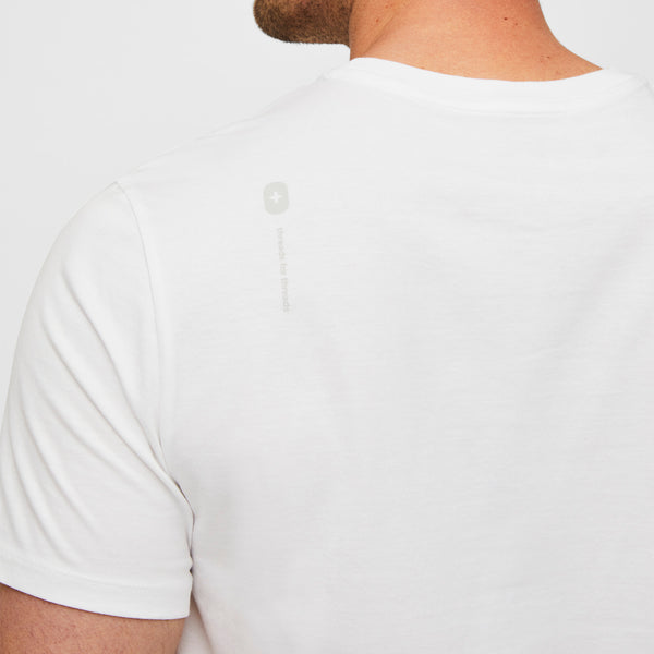 Men's White Nursing Assistant - Short-Sleeve Underscrub