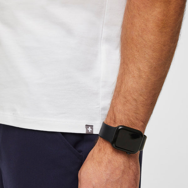Men's White Nursing Assistant - Short-Sleeve Underscrub