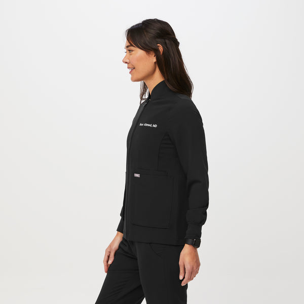 Women's Black Sebina - Scrub Jacket