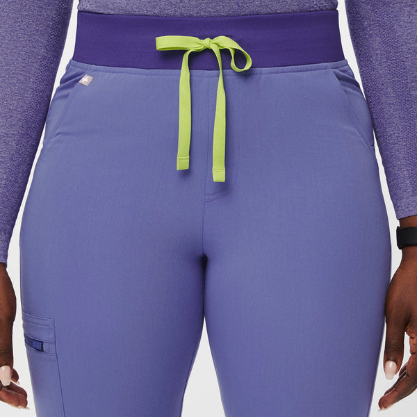 women's Blueberry High Waisted Zamora™ - Tall Jogger Scrub Pants (3XL - 6XL)