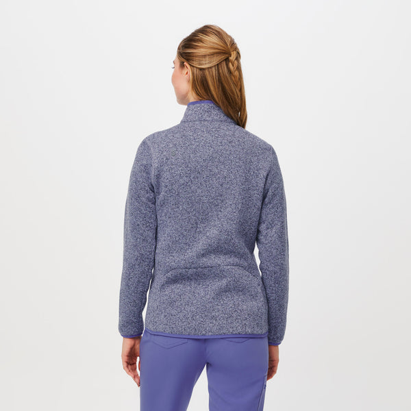 women's Heather Blueberry On-Shift™ - Sweater Knit Jacket