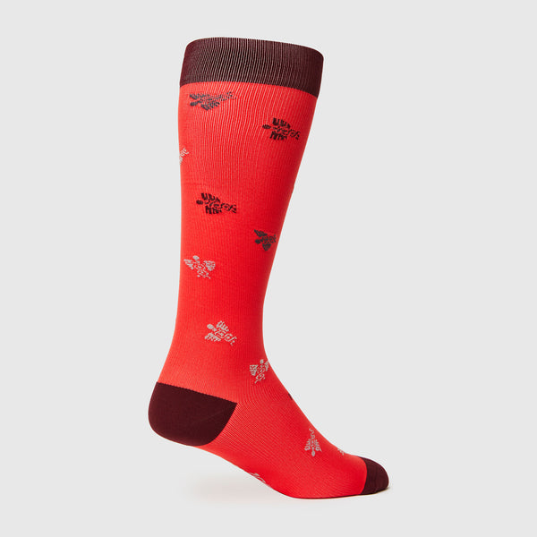men's Hibiscus Caduceus - Compression Socks