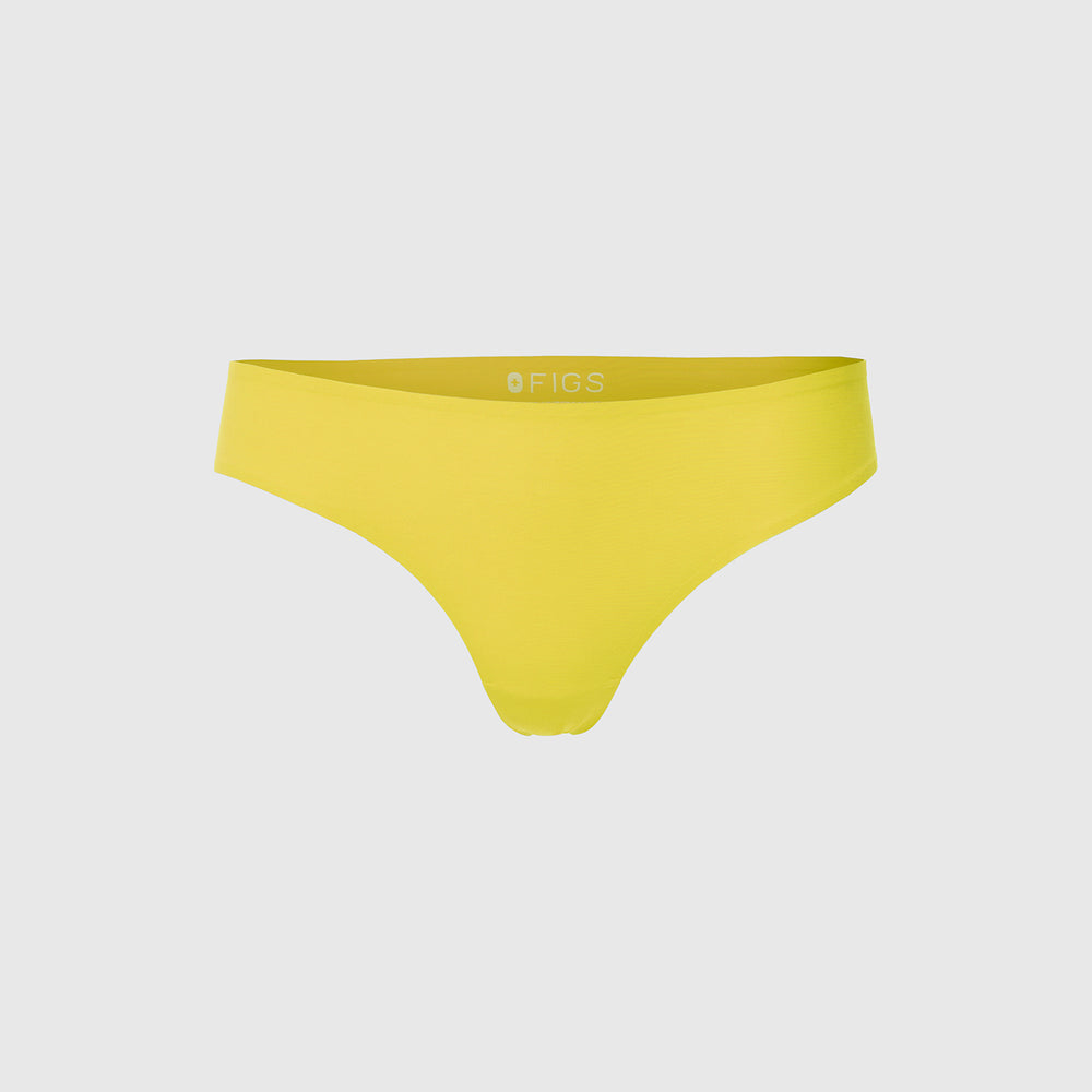 women's Lifesaver Yellow Thong Under Underscrubs™