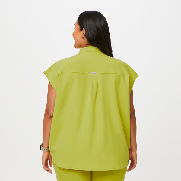 women's Limeade Rafaela™ - Oversized  Scrub Top (3XL - 6XL)