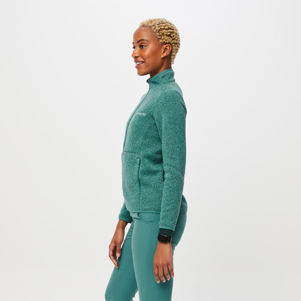 women's Heather Cactus On-Shift™ - Sweater Knit Jacket