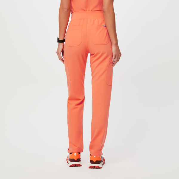 women's Papaya High Waisted Yola™ - Tall Skinny Scrub Pants (3XL - 6XL)
