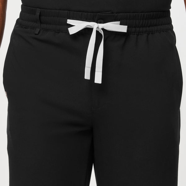 men's Black Cambridge - Short Contrast Scrub Pants