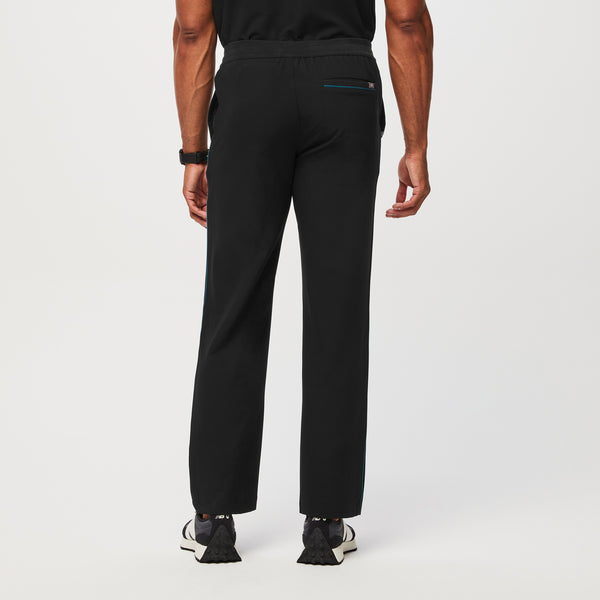 men's Black Cambridge - Tall Contrast Scrub Pants