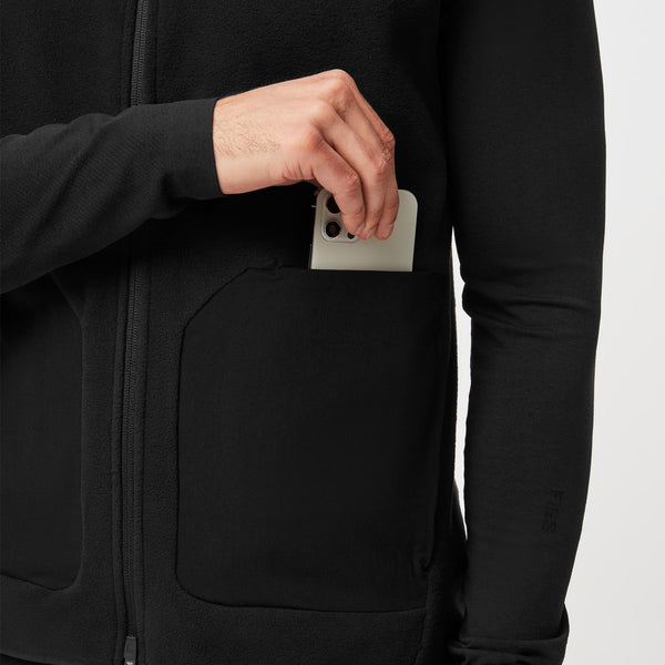men's Black On-Shift™ - Fleece Vest (3XL-6XL)