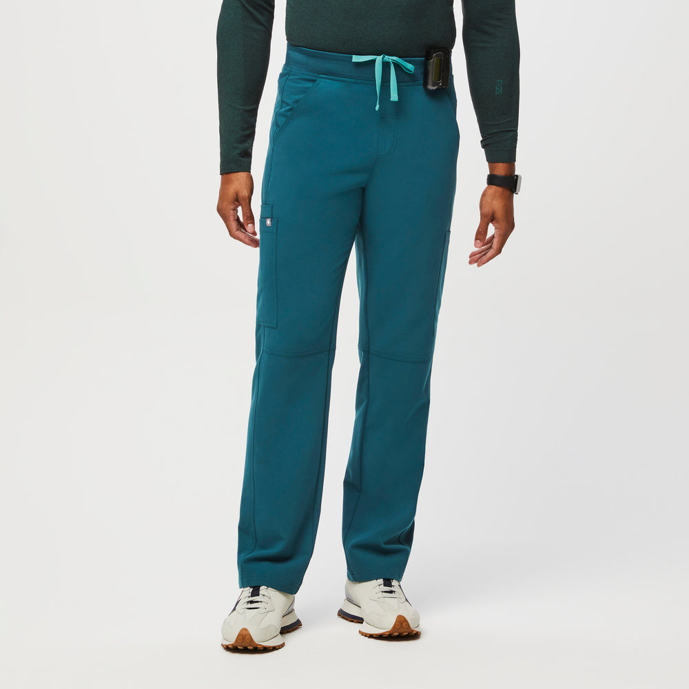 men's Caribbean Blue Axim™ - Short Cargo Scrub Pants (3XL - 6XL)