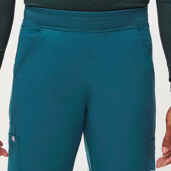 men's Caribbean Blue Axim™ - Short Cargo Scrub Pants (3XL - 6XL)