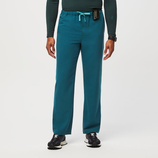 men's Caribbean Blue Pisco™- Short Basic Scrub Pants (3XL - 6XL)