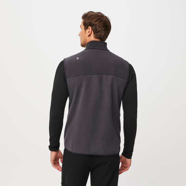 men's Deep Charcoal On-Shift™ - Fleece Vest (3XL-6XL)