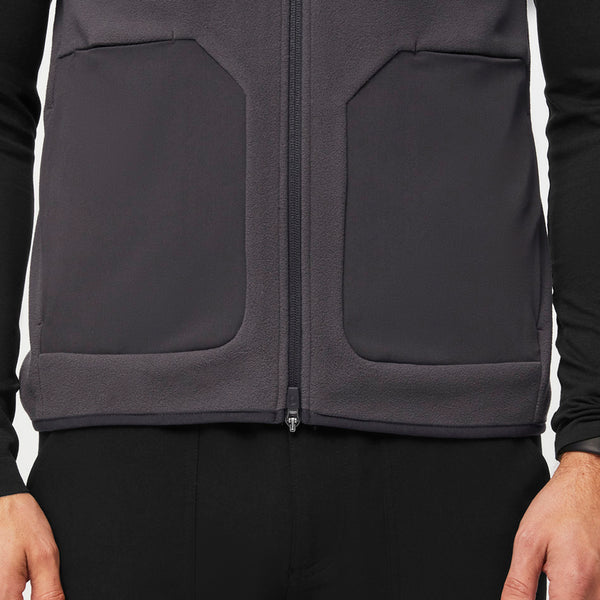 men's Deep Charcoal On-Shift™ - Fleece Vest (3XL-6XL)