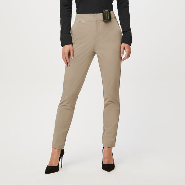 women's Twill FIGSPRO™ Skinny Zip Fly - Tall Trouser