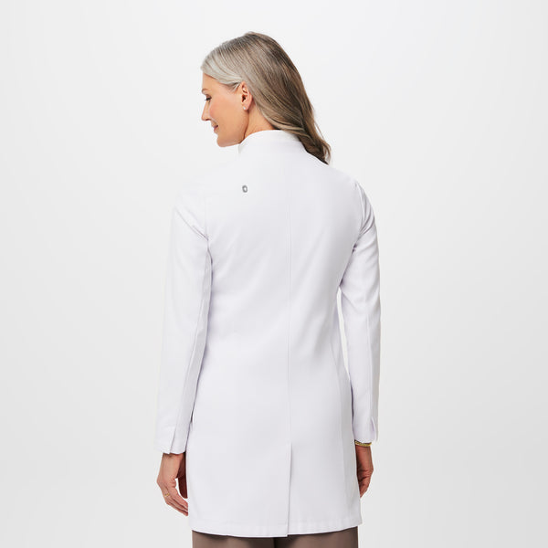 Women's White FIGSPRO™ High Collar Lab Coat