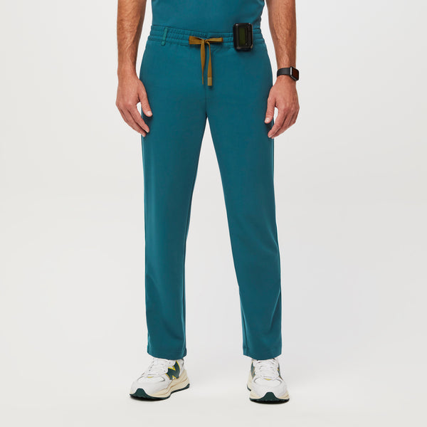 men's Caribbean Blue Cambridge - Contrast Scrub Pants