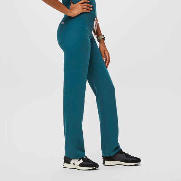 women's Caribbean Blue Livingston™ - Petite Basic Scrub Pants