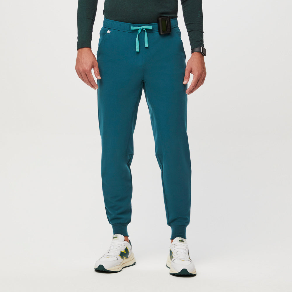 men's Caribbean Blue Tansen™ - Short Jogger Scrub Pants