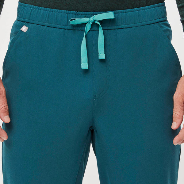 men's Caribbean Blue Tansen™ - Short Jogger Scrub Pants (3XL - 6XL)