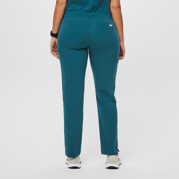 women's Caribbean Blue Yola™ - Tall Skinny Scrub Pants 2.0 (3XL - 6XL)