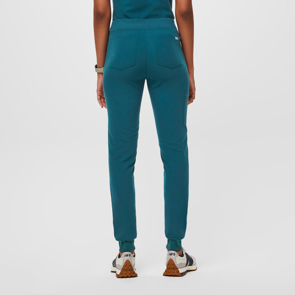 women's Caribbean Blue Zamora™ - Petite Jogger Scrub Pants (3XL - 6XL)