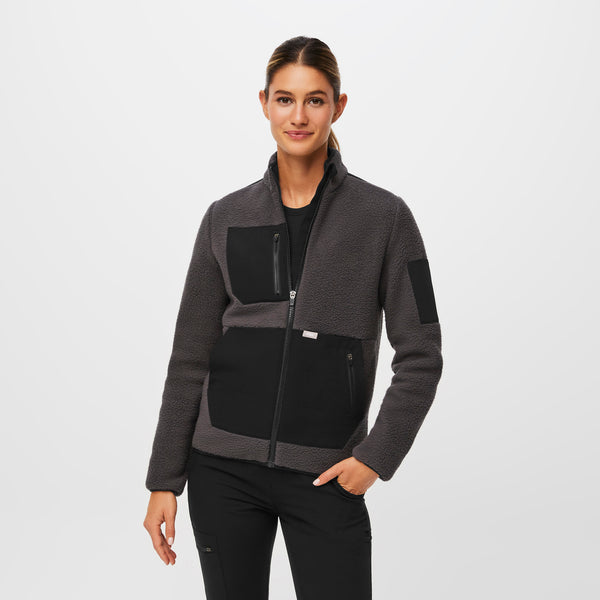 women's Dark Charcoal On-Shift™ - Sherpa Jacket