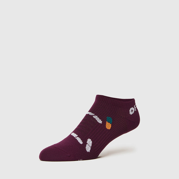 men's Deep Purple Medicate - Ankle Socks