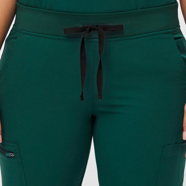 women's Forest Green Yola™- Petite Skinny Scrub Pants 2.0