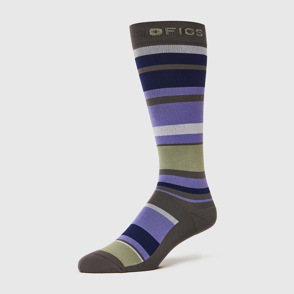 men's Blueberry Stripe - Compression Socks