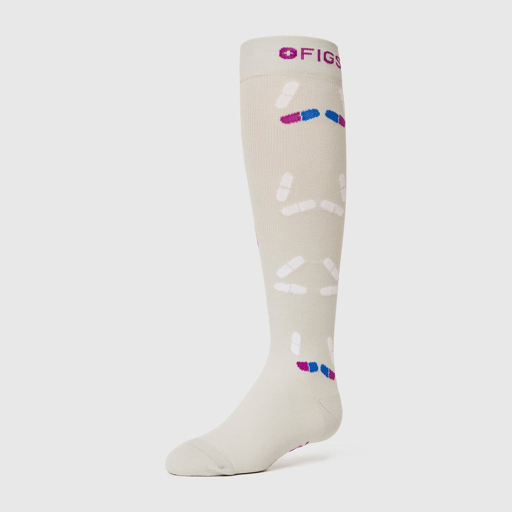 women's Grey Medicate - Compression Socks