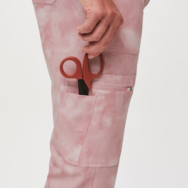 men's Marbled Rose Cairo™ - Tall Cargo Scrub Pants (3XL - 6XL)